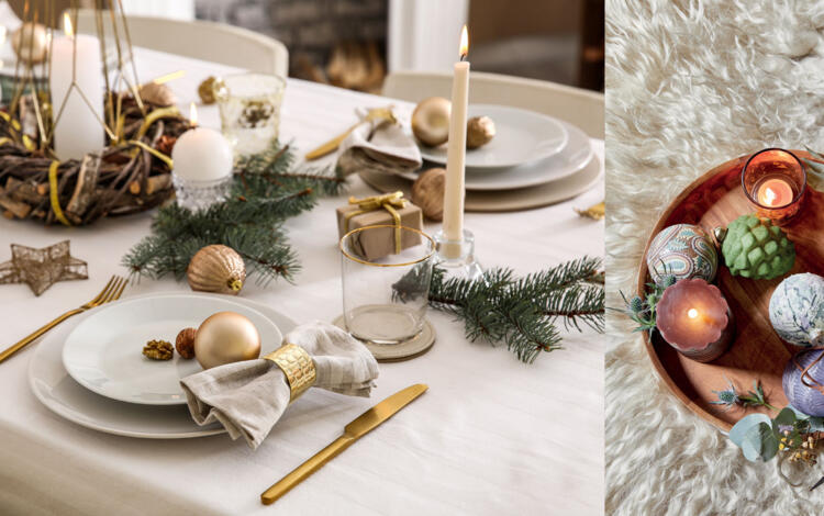 Nos plus belles inspirations pour une table de Noël naturelle !