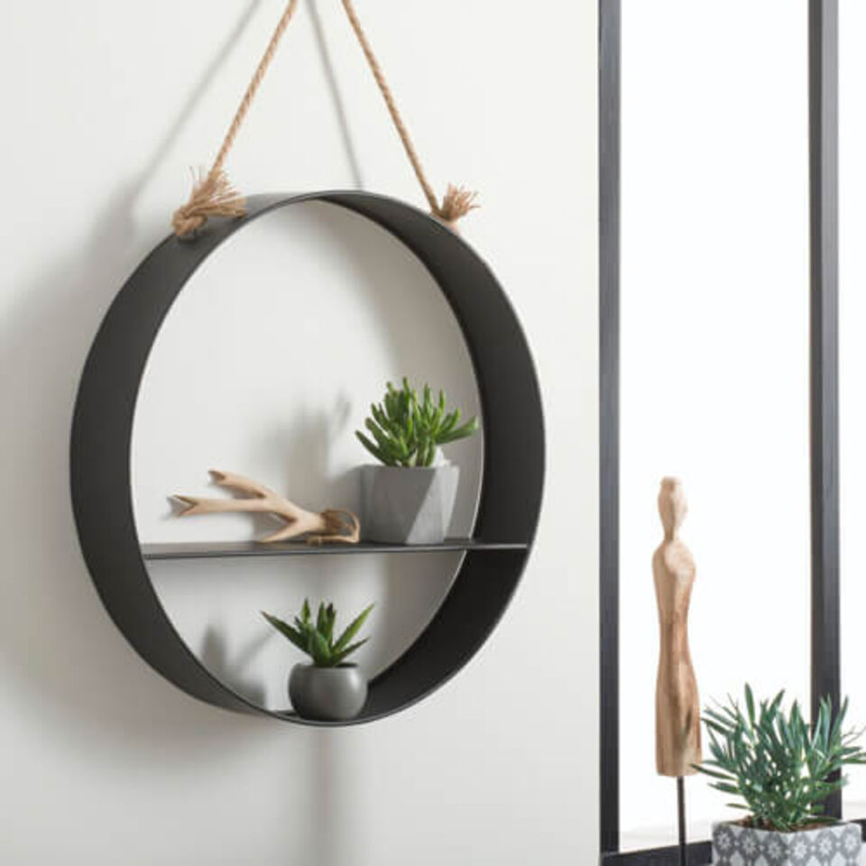 decorazione da parete metallo nero