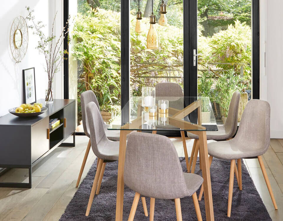 sala da pranzo contemporanea
