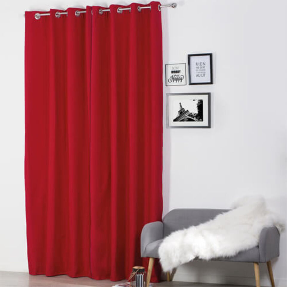 Tenda rosso termoisolante