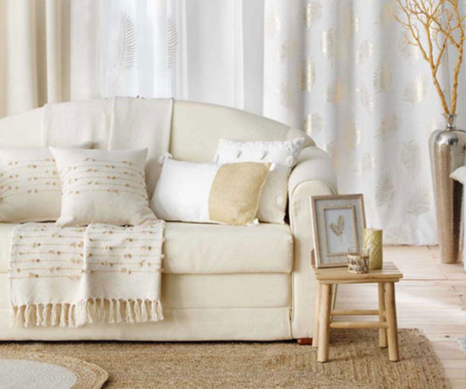 soggiorno caloroso beige
