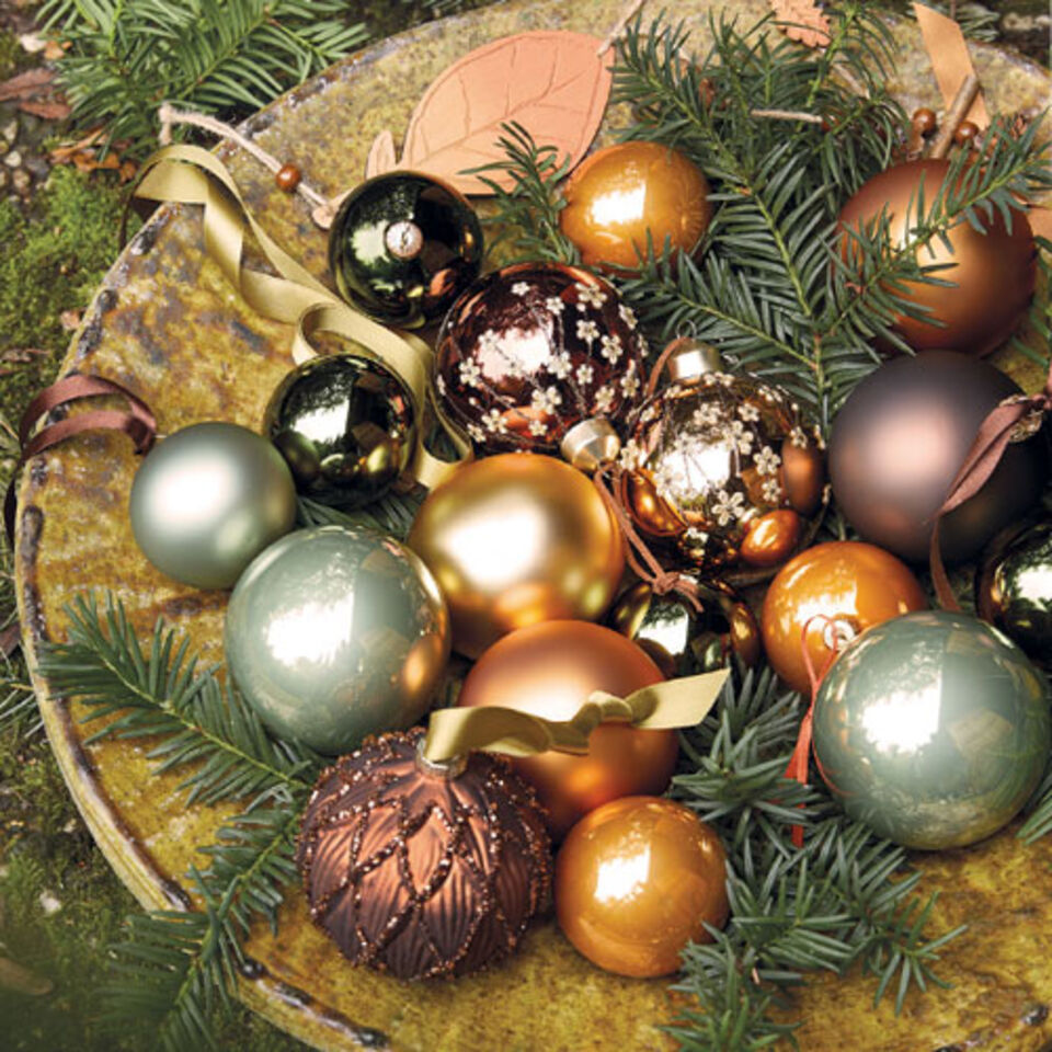 Weihnachtsdeko im Natur-Look