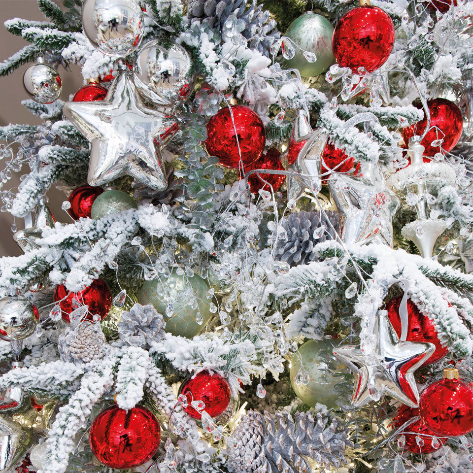 Boules de noel rouges