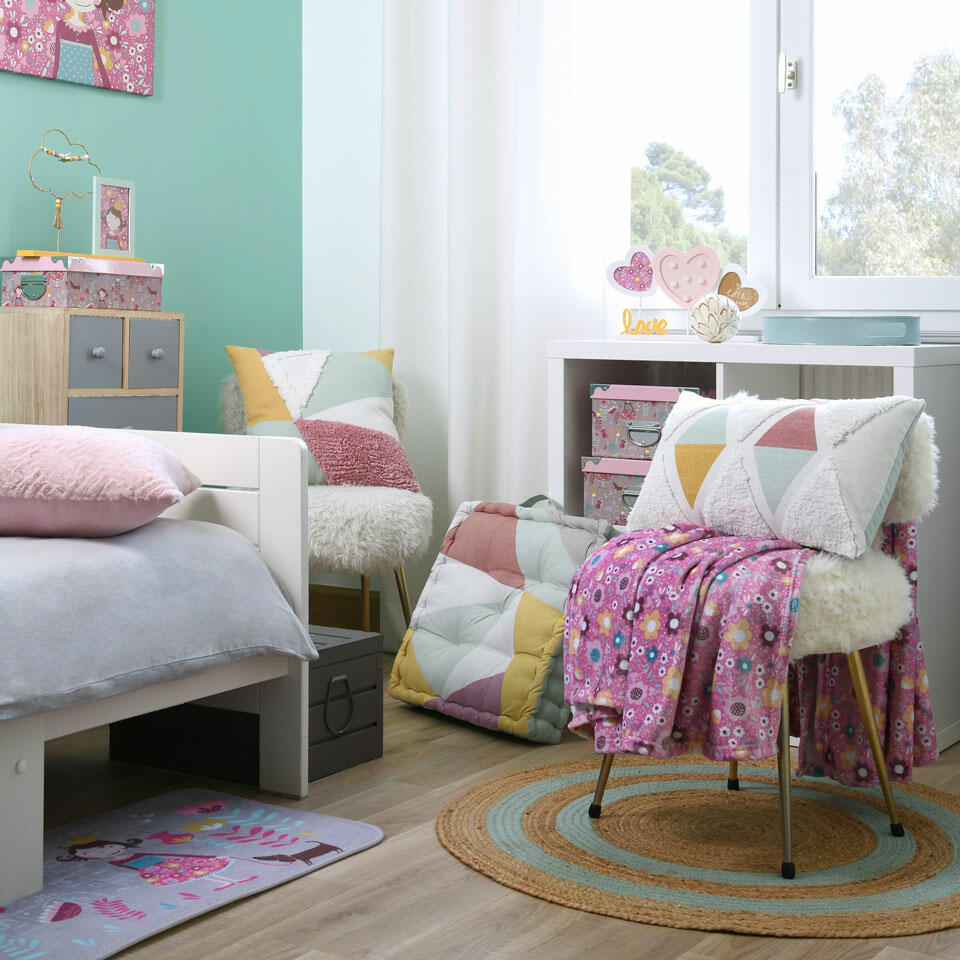 Kissen für Kinderzimmer Pastellfarben