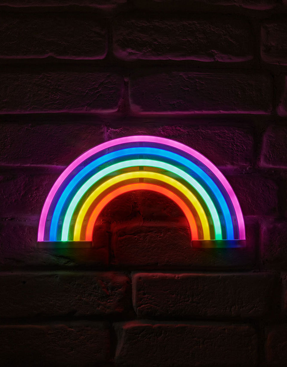 neón arco iris