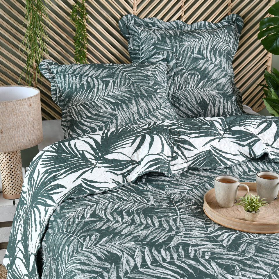 couvre lit vegetal