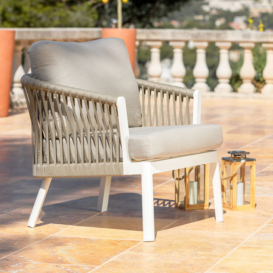 Outdoor Sessel geflochten