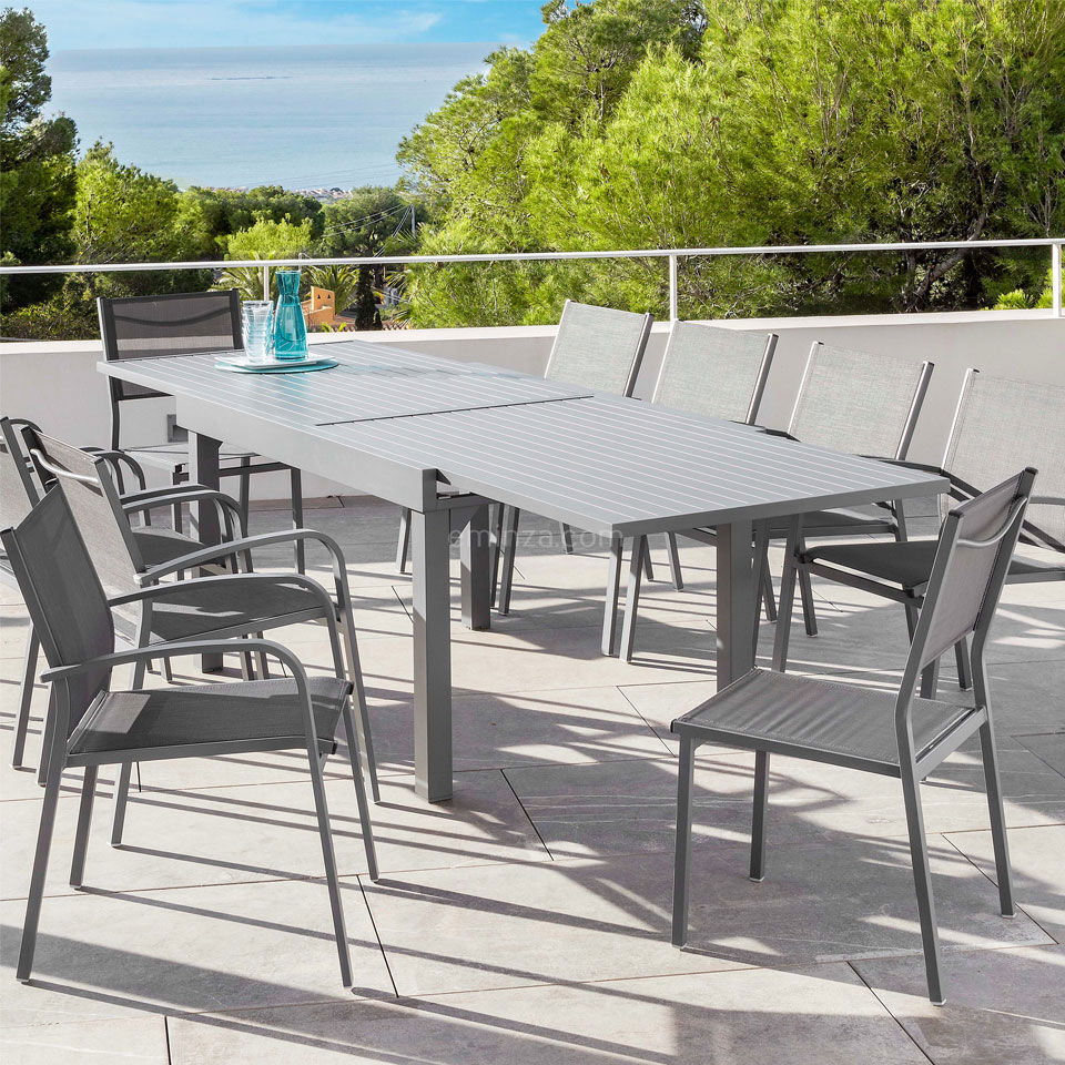 table alu extensible 10 personnes