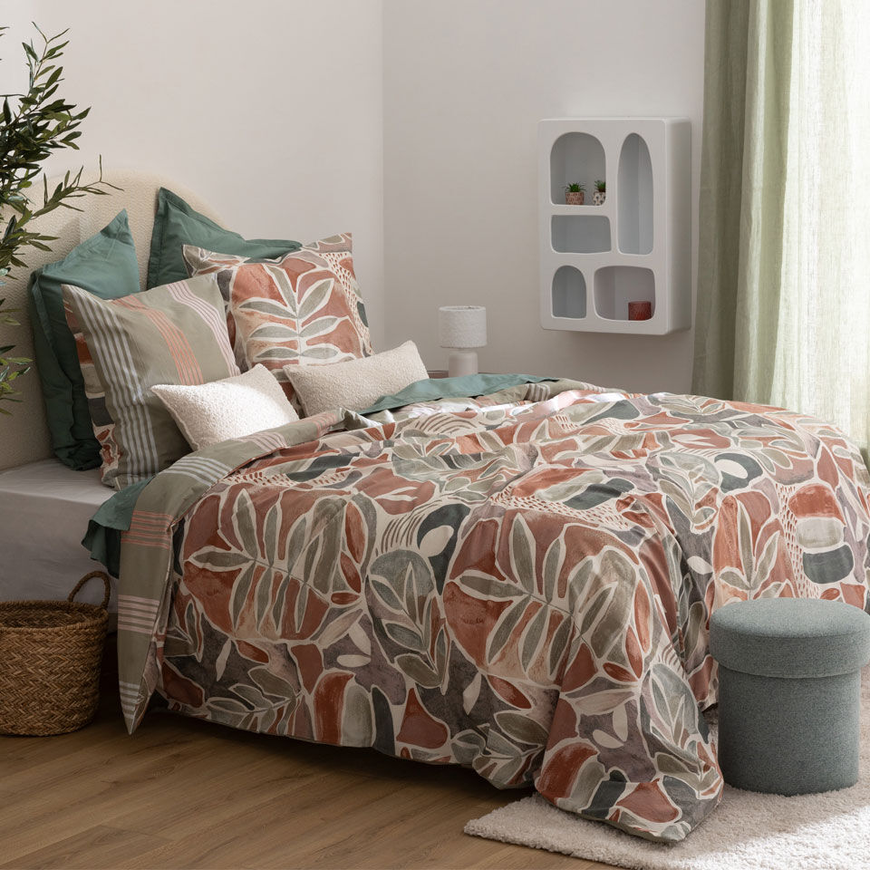 housse de couette florale