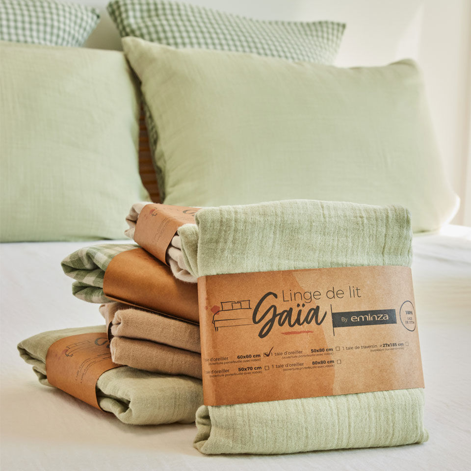 packaging de linge de lit en carton