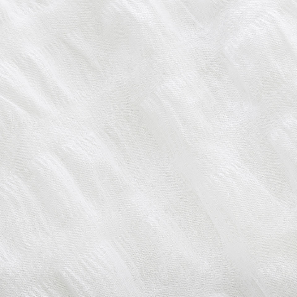 zoom matière polycoton blanc