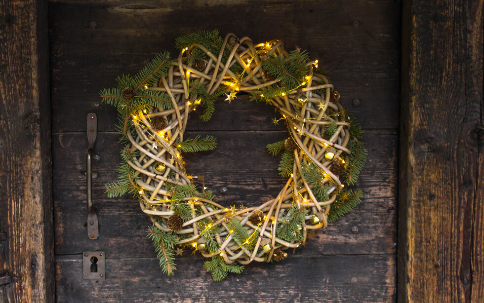 Come creare una corona di Natale