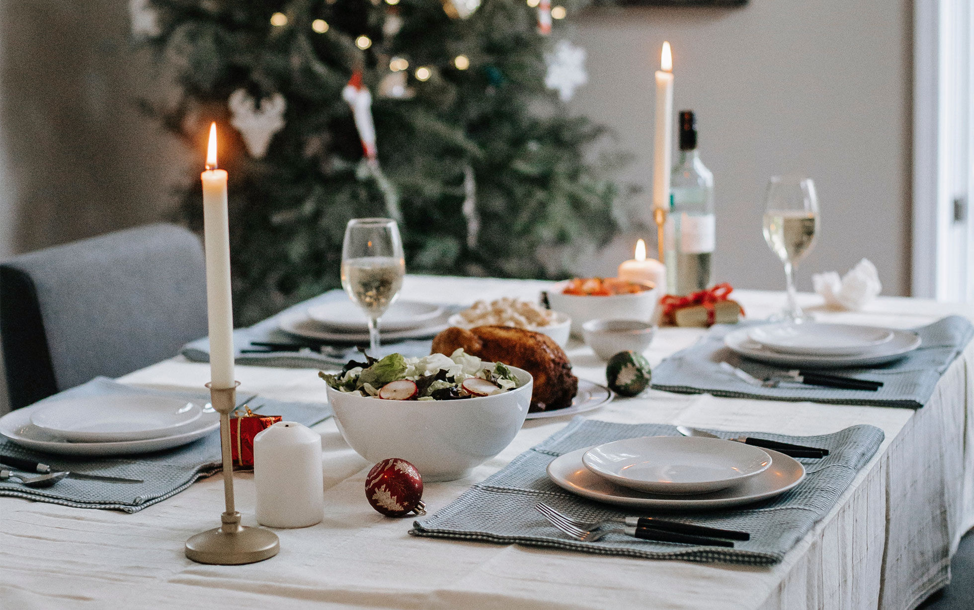 Table de noel deco