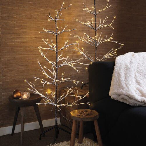 albero luminoso bianco caldo