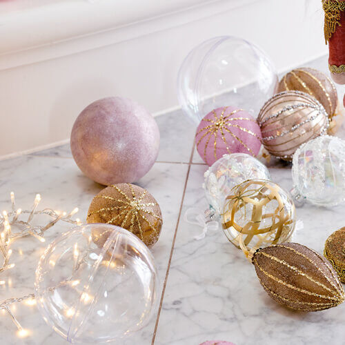 palline di natale trasparenti