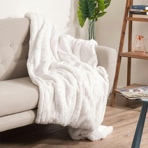 manta blanca talla grande