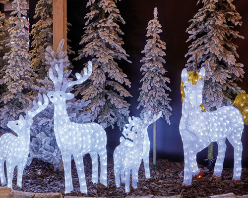 animali di Natale luminosi