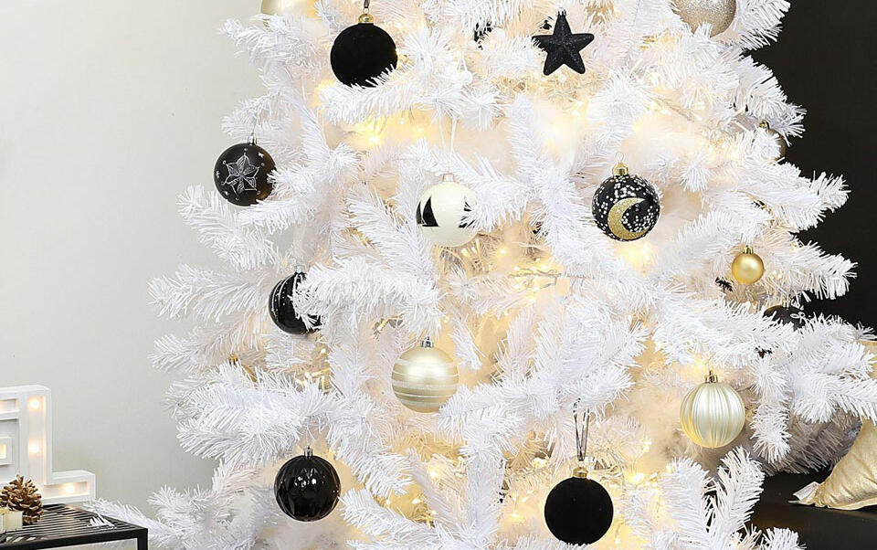 albero di Natale artificiale bianco