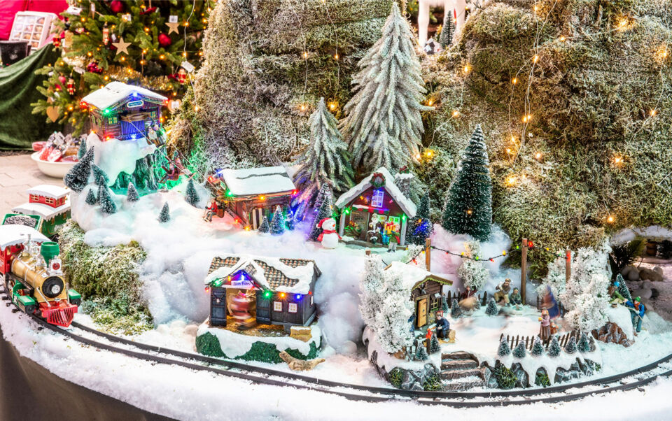 Basis für Weihnachtsdorf