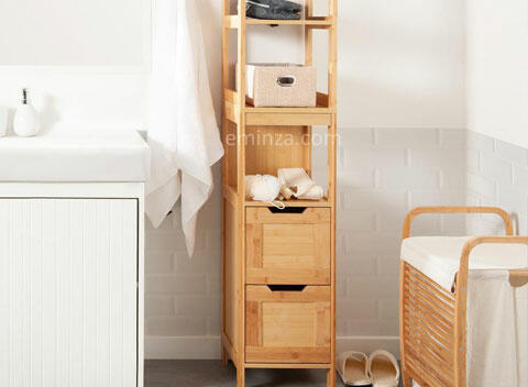 meuble en bois salle de bain
