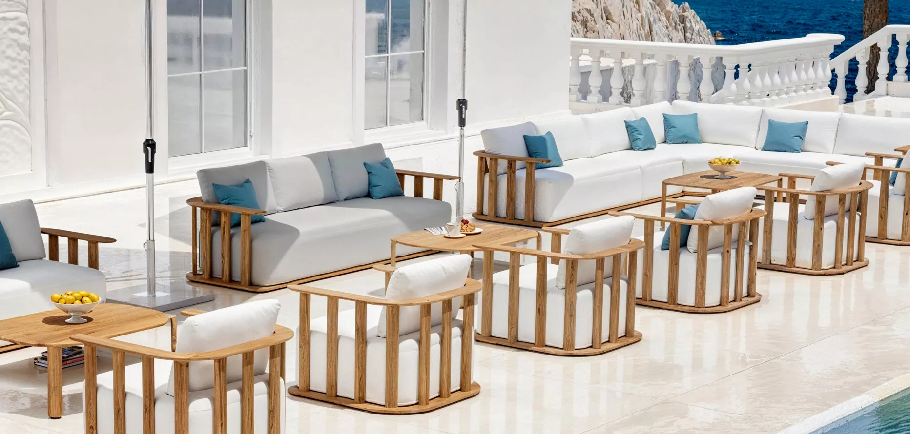 Salontafel rechthoekig teakhout Java (L120 cm) - Naturel