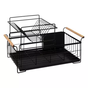 Egouttoir 2 niveaux Blackwood Noir