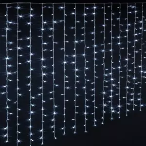 Rideau lumineux H2 m L2 m 400 LED Blanc froid