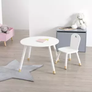 Tafel "Douceur " Wit - Kindermeubels - Eminza
