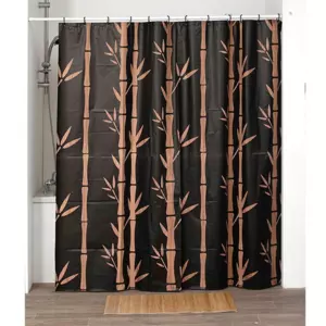 Cortina para ducha (180 cm) Mkong Negro
