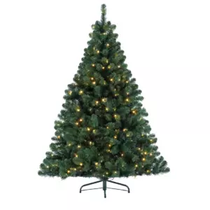 Sapin de Nol artificiel lumineux Royal H210 cm Vert sapin