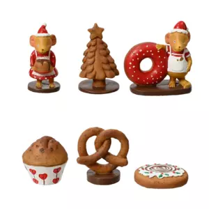 Set de dcorations  parsemer Figurines gourmandes Multicolore