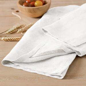 Lot de 2 essuie-mains lin lav (70 cm) Louise Blanc