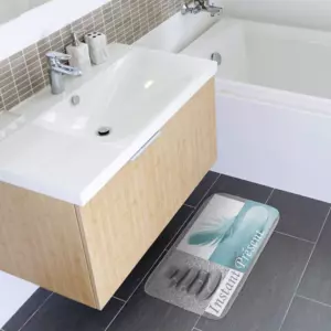 Tapis de bain Equilibre Bleu