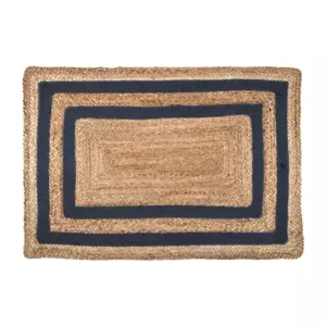 Tapis de salon jute (90 cm) Berry Gris anthracite