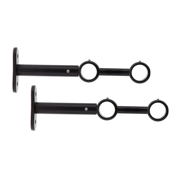 Kit de 2 tringles extensibles ovales ( 30 à 40 cm) Blanc - Accessoire