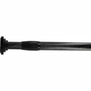 Tringle autobloquante extensible (L70 - L120 cm/ D22 mm) Carré Noir -  Accessoire et tringle rideau - Eminza