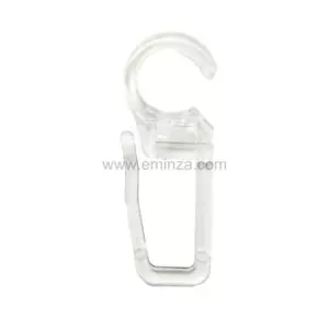 Lot de 10 agrafes (D20) Transparent