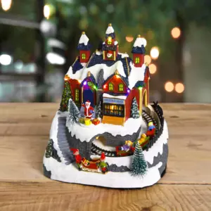 Village de noel train sale