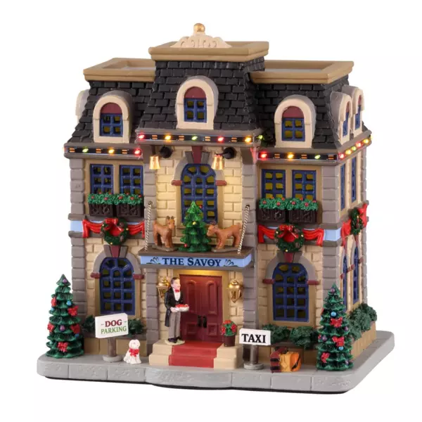 Krist+ Albero Di Natale Da Tavolo, Multicolore, In Legno E Metallo, 25 Cm, Con Luci A Batteria Incluse