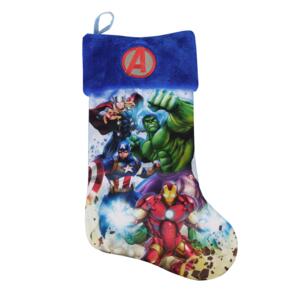 Chaussette de Noël Disney Avengers Vert