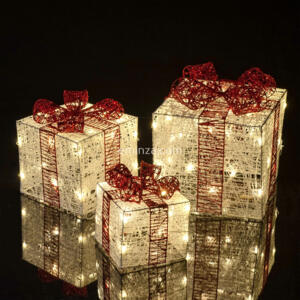 Lot de 3 cadeaux lumineux Altone Blanc chaud 65 LED