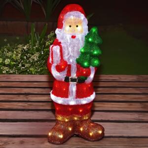 Père Noël lumineux Alexandrin Blanc froid 80 LED