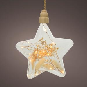 Estrella luminosa Gypsophila Blanco cálido 15 LED