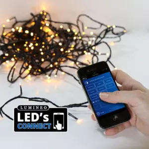 Guirlande lumineuse Bluetooth 13,50 m Blanc froid 180 LED