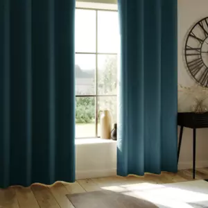 Rideau occultant (140 x 260 cm) Total Bleu canard