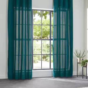 Cortina semi-opaca (140 x 260 cm) Carro Azul pato