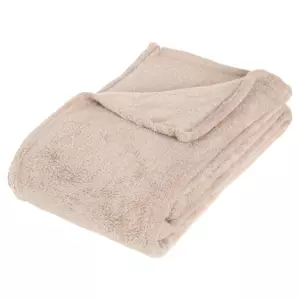 Manta suave (150 cm) Ternura Beige