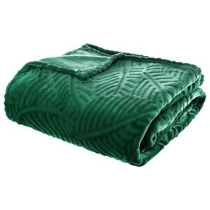 Manta suave (240 cm) 3D Feuille Verde