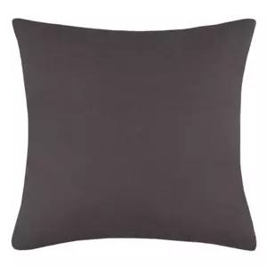 Coussin carr (40 cm) Duo Gris anthracite