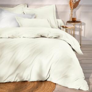 Housse de couette percale de coton (260 cm) Cali Beige lin